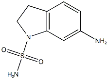 6-amino-2,3-dihydro-1H-indole-1-sulfonamide Struktur