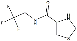 N-(2,2,2-trifluoroethyl)-1,3-thiazolidine-4-carboxamide Struktur