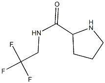 N-(2,2,2-trifluoroethyl)pyrrolidine-2-carboxamide Struktur