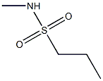 N-methylpropane-1-sulfonamide Struktur