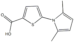 5-(2,5-DIMETHYL-1H-PYRROL-1-YL)THIOPHENE-2-CARBOXYLIC ACID Struktur