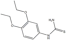 N-(3,4-DIETHOXYPHENYL)THIOUREA Struktur