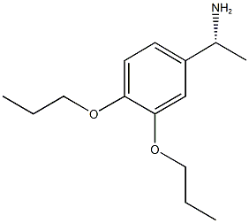 (1R)-1-(3,4-DIPROPOXYPHENYL)ETHANAMINE Struktur