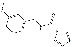 N-(3-methoxybenzyl)-1H-imidazole-1-carboxamide Struktur