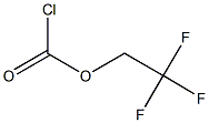 2,2,2-trifluoroethyl chloridocarbonate Struktur