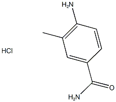 4-amino-3-methylbenzamide hydrochloride Struktur