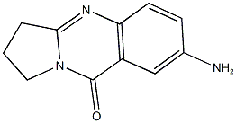 7-amino-2,3-dihydropyrrolo[2,1-b]quinazolin-9(1H)-one Struktur