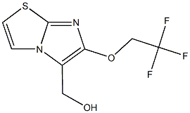 [6-(2,2,2-trifluoroethoxy)imidazo[2,1-b][1,3]thiazol-5-yl]methanol Struktur