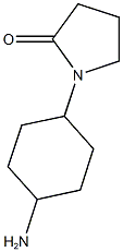 1-(4-aminocyclohexyl)pyrrolidin-2-one Struktur