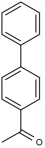 1-(4-phenylphenyl)ethan-1-one Struktur