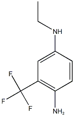 1-N-ethyl-3-(trifluoromethyl)benzene-1,4-diamine Struktur