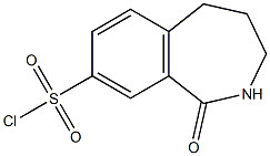 1-oxo-2,3,4,5-tetrahydro-1H-2-benzazepine-8-sulfonyl chloride Struktur