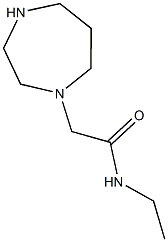 2-(1,4-diazepan-1-yl)-N-ethylacetamide Struktur