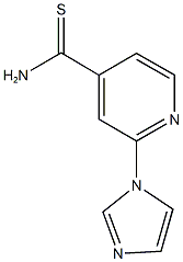 2-(1H-imidazol-1-yl)pyridine-4-carbothioamide Struktur