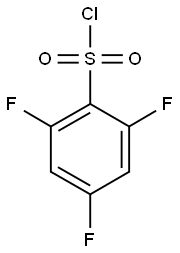 2,4,6-trifluorobenzene-1-sulfonyl chloride Struktur