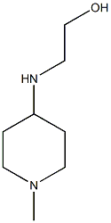 2-[(1-methylpiperidin-4-yl)amino]ethan-1-ol Struktur