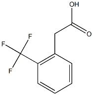 2-[2-(trifluoromethyl)phenyl]acetic acid Struktur