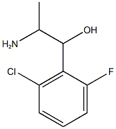 2-amino-1-(2-chloro-6-fluorophenyl)propan-1-ol Struktur