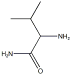 2-amino-3-methylbutanamide Struktur