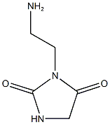 3-(2-aminoethyl)imidazolidine-2,4-dione Struktur