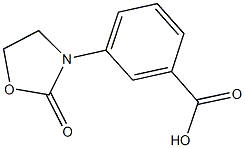 3-(2-oxo-1,3-oxazolidin-3-yl)benzoic acid Struktur