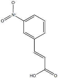 3-(3-nitrophenyl)prop-2-enoic acid Struktur