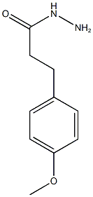 3-(4-methoxyphenyl)propanehydrazide Struktur