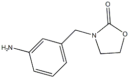 3-[(3-aminophenyl)methyl]-1,3-oxazolidin-2-one Struktur