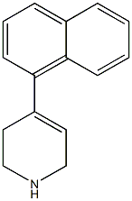 4-(naphthalen-1-yl)-1,2,3,6-tetrahydropyridine Struktur