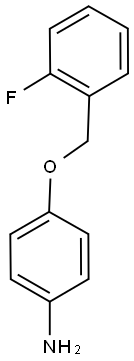 4-[(2-fluorophenyl)methoxy]aniline Struktur