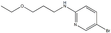 5-bromo-N-(3-ethoxypropyl)pyridin-2-amine Struktur