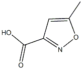 5-methyl-1,2-oxazole-3-carboxylic acid Struktur