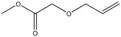 methyl 2-(prop-2-en-1-yloxy)acetate Struktur