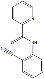 N-(2-cyanophenyl)pyridine-2-carboxamide Struktur