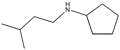 N-(3-methylbutyl)cyclopentanamine Struktur