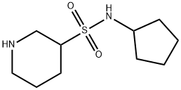 N-cyclopentylpiperidine-3-sulfonamide Struktur