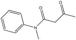 N-methyl-3-oxo-N-phenylbutanamide Struktur