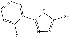 4H-1,2,4-triazole-3-thiol, 5-(2-chlorophenyl)- Struktur