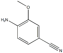 4-amino-3-methoxybenzonitrile Struktur