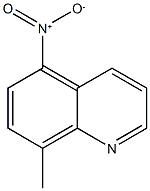 8-methyl-5-nitroquinoline Struktur