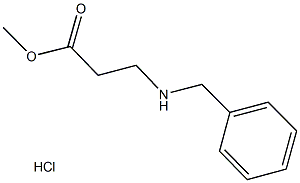 METHYL 3-(BENZYLAMINO)PROPANOATE HYDROCHLORIDE Struktur