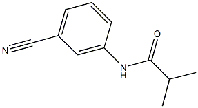 N-(3-CYANOPHENYL)-2-METHYLPROPANAMIDE Struktur