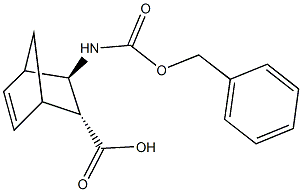 (2R,3R)-3-{[(BENZYLOXY)CARBONYL]AMINO}BICYCLO[2.2.1]HEPT-5-ENE-2-CARBOXYLIC ACID Struktur