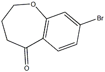 8-BROMO-3,4-DIHYDRO-1-BENZOXEPIN-5(2H)-ONE Struktur