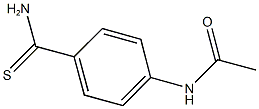 N-[4-(AMINOCARBONOTHIOYL)PHENYL]ACETAMIDE Struktur