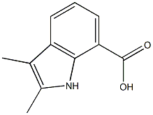 2,3-DIMETHYL-1H-INDOLE-7-CARBOXYLIC ACID Struktur