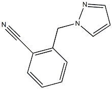 2-(1H-PYRAZOL-1-YLMETHYL)BENZONITRILE Struktur