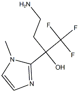 4-AMINO-1,1,1-TRIFLUORO-2-(1-METHYL-1H-IMIDAZOL-2-YL)BUTAN-2-OL Struktur