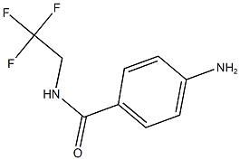 4-AMINO-N-(2,2,2-TRIFLUOROETHYL)BENZAMIDE Struktur