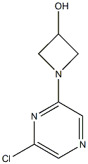 1-(6-CHLOROPYRAZIN-2-YL)AZETIDIN-3-OL Struktur